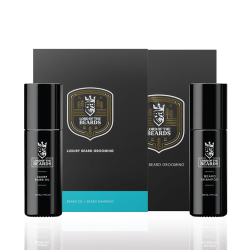 Luxury Beard Care Duo – 50ml Beard Oil & Shampoo Kit