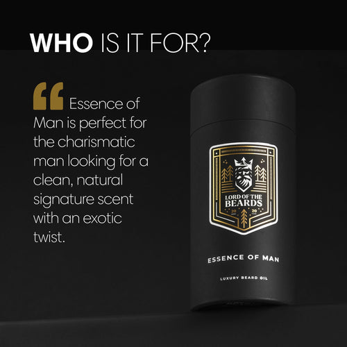 Essence Of Man - English Oud & Smoky Vanilla Luxury Beard Oil