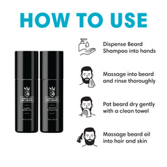 Luxury Beard Care Duo – 50ml Beard Oil & Shampoo Kit