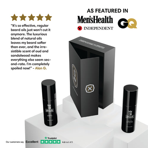 Luxury Beard Care Duo – 50ml Beard Oil & Shampoo Kit