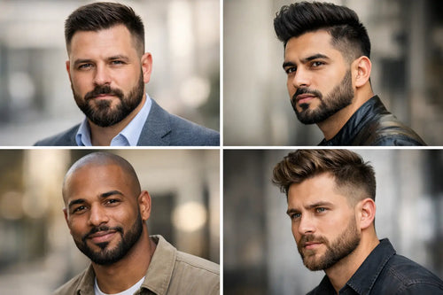 7 Beard Styles for Round Faces That Sharpen Up