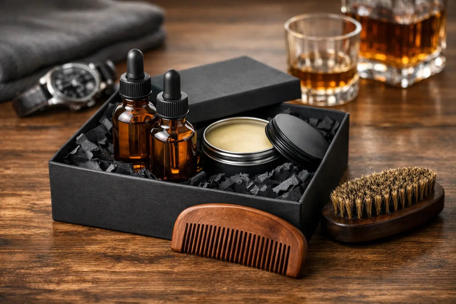 Beard Oil Gift Set for Dad That Feels Premium