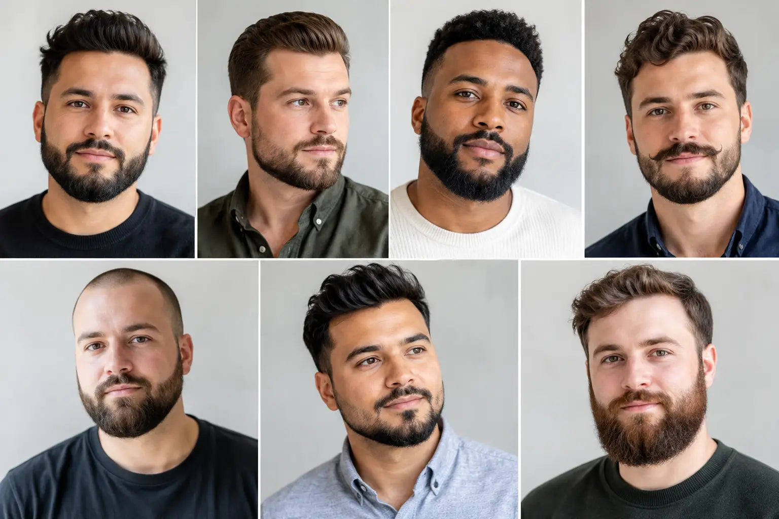 7 Beard Styles for Round Faces That Add Definition