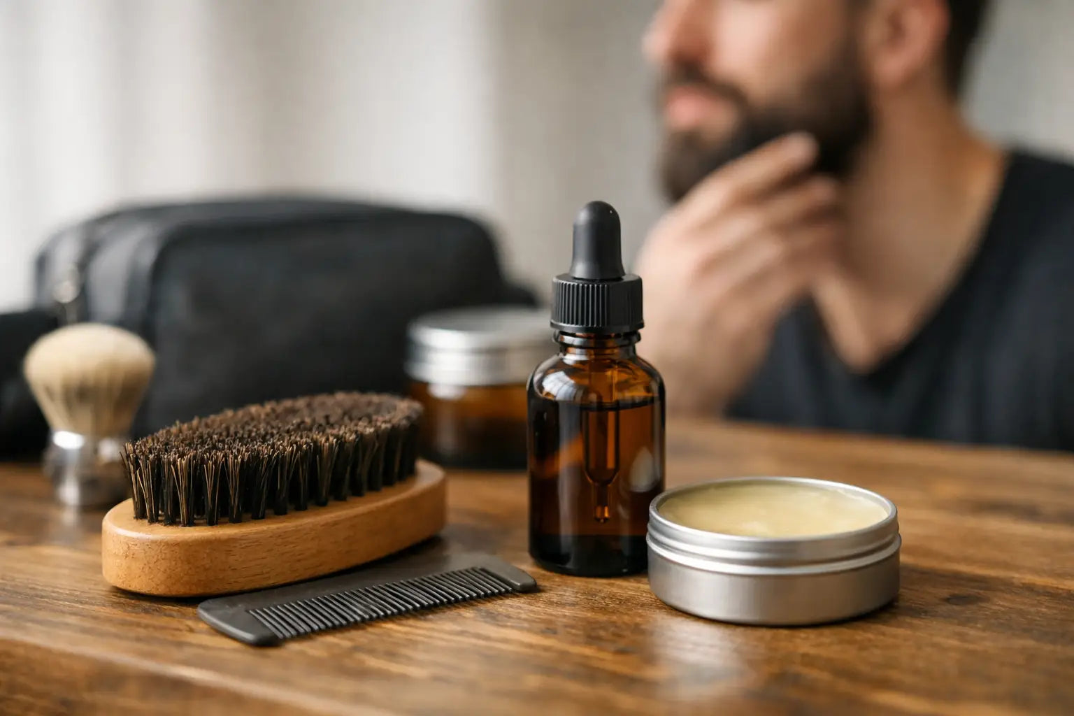 Why a Brush and Oil Beard Kit Works
