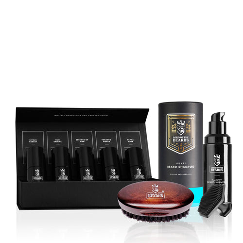 Luxury Beard Oil Gift Set Cleansing Kit