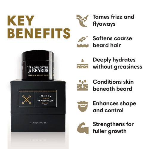 Luxurious Beard Balm - For Soft, Healthy Facial Hair