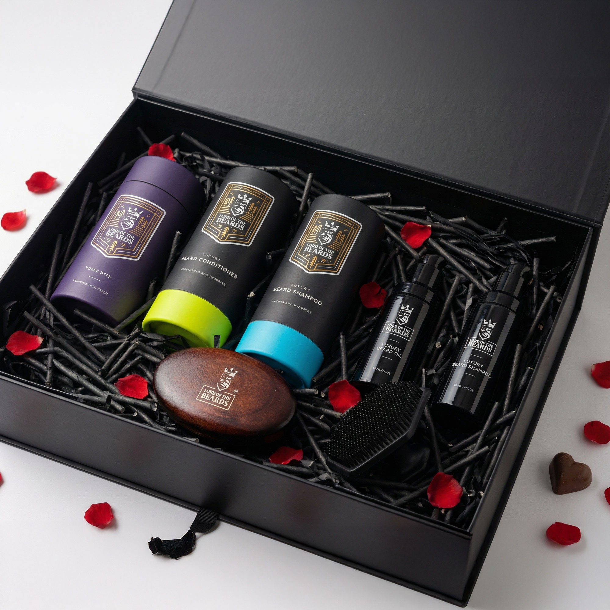 Bliss 365 complete grooming set soft well kept beard.